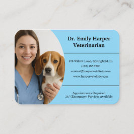 Tarjeta De Visita Customizable Veterinarian Business Card 