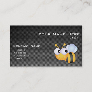 Tarjeta De Visita Cute Abeja; Sleek