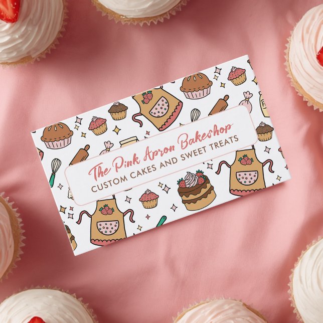 Tarjeta De Visita Cute Cakes Home Bakery  (Subido por el creador)