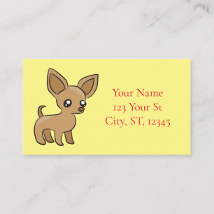 Tarjeta De Visita Cute Chihuahua Mama Art Thunder_Cove
