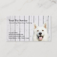 Cute Dog Wood Stripes Mascota Salon Grooming
