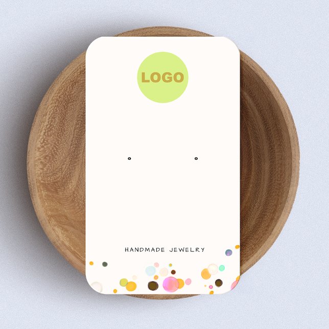 Tarjeta De Visita Cute Fun Confetti Stud Earl Jewelry (Subido por el creador)