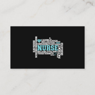 Tarjeta De Visita Cute Nurse RN LVN Nursing School Medical