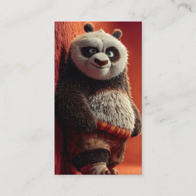 Tarjeta De Visita Cute Panda Card (Anverso)