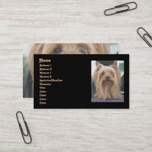 Tarjeta de visita Cute Yorkie