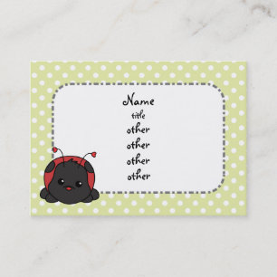 Tarjeta De Visita Cutie Ladybug