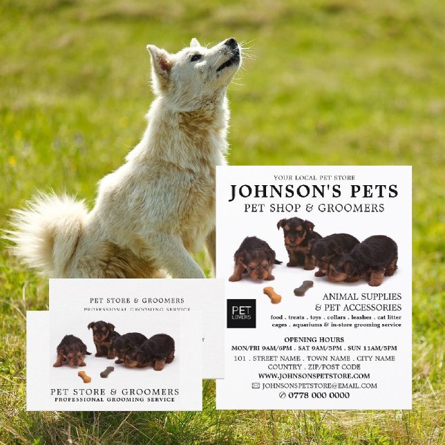 Tarjeta De Visita Cutos, Mascota y Groomers (Subido por el creador)