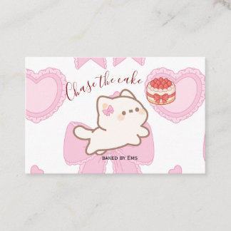 Tarjeta De Visita Cutsey bakery business card