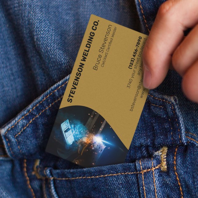 Tarjeta De Visita CWI | Soldadora certificada de AWS (Subido por el creador)