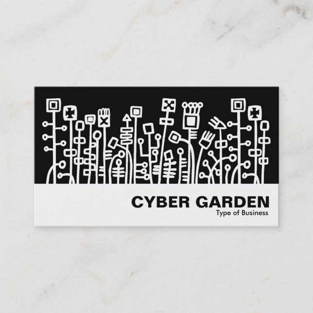 Tarjeta De Visita Cyber Garden 01 (Anverso)