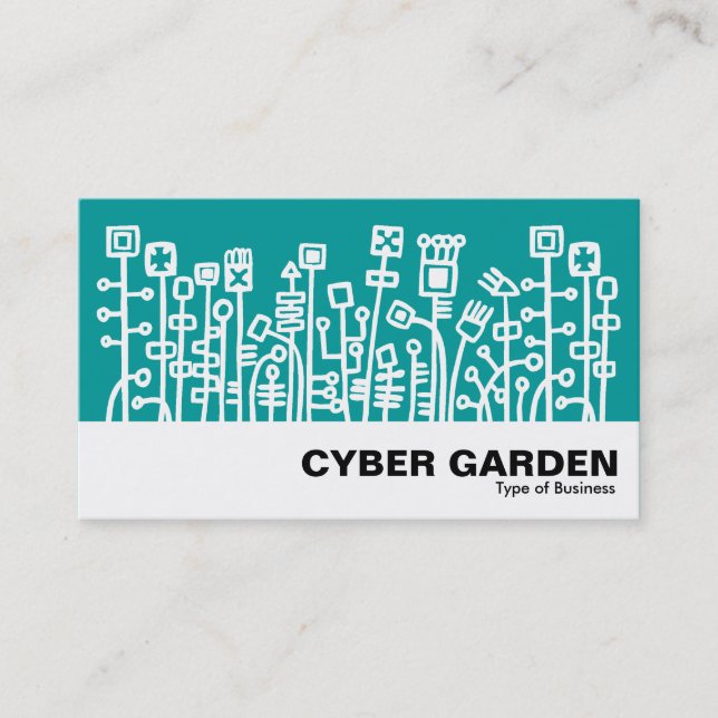 Tarjeta De Visita Cyber Garden 014 (Anverso)