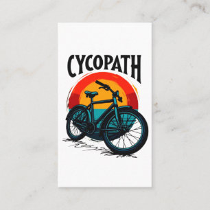 Tarjeta De Visita Cycopath: Bicicleta energética con té gráfico al a