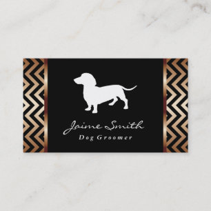 Tarjeta De Visita Dachshund 2   Ganadero