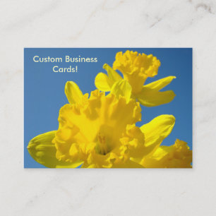 Tarjeta De Visita Daffodil Custom Business Cards Personal Company