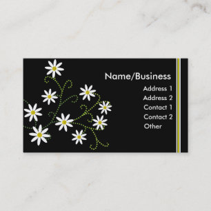 Tarjeta De Visita Daisies Business Card