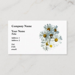 Tarjeta De Visita Daisies en el Sunshine II