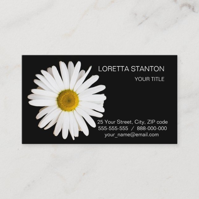 Tarjeta De Visita Daisy (Anverso)