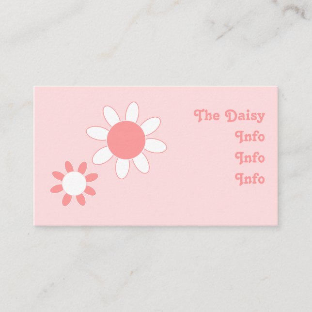 Tarjeta De Visita Daisy (Anverso)