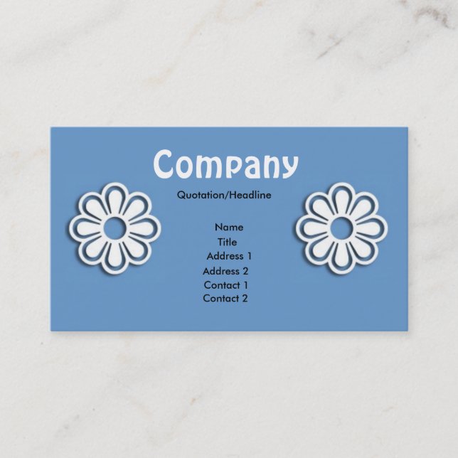 Tarjeta De Visita Daisy Business Card (Anverso)