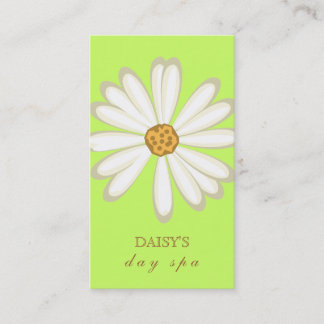 Tarjeta De Visita Daisy Business Card Soft Green