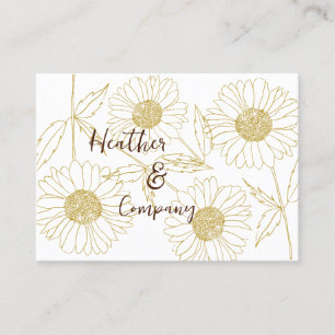 Tarjeta De Visita Daisy Sun de Farmhouse personalizado