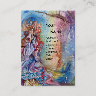 Tarjeta De Visita DAMA DEL LAGO, Mágica y Misterio