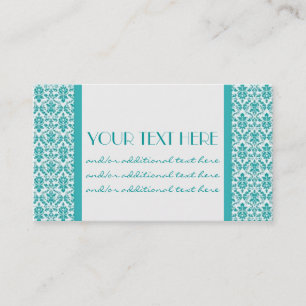 Tarjeta De Visita Damasco de Blue&White