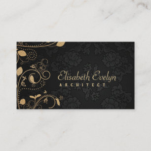 Tarjeta De Visita damasco de diseño y6766