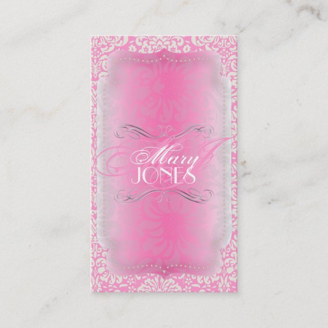 Tarjeta De Visita Damasco de la época de PixDezines Fidora (Anverso)