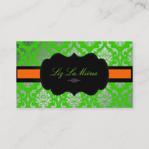 Tarjeta De Visita Damasco de PixDezines Vendome