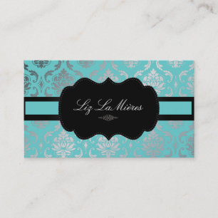 Tarjeta De Visita Damasco de PixDezines Vendome