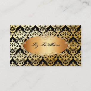 Tarjeta De Visita Damasco de sabina vintage de PixDezines