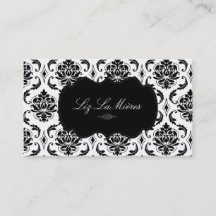 Tarjeta De Visita Damasco de Vendome de PixDezines