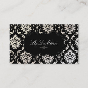 Tarjeta De Visita Damasco de Vendome de PixDezines