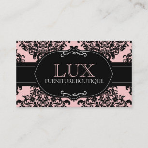 Tarjeta De Visita Damasco del rosa del lux de 311 melocotones