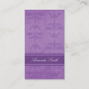 Tarjeta De Visita Damasco Lilac