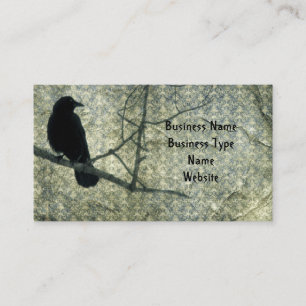Tarjeta De Visita Damask Crow