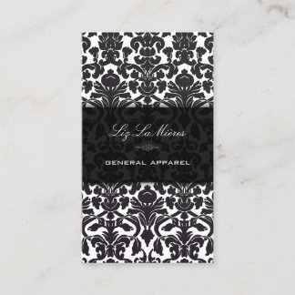 Tarjeta De Visita Dámpara de PixDezines/fondo diy/flora negra