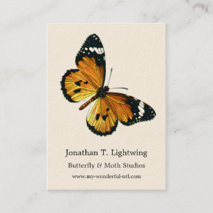 Tarjeta De Visita Danaus chrysippus - Llanto tigre, o reina africana