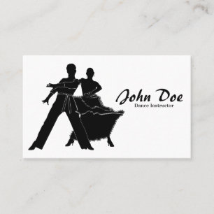 Tarjeta De Visita Dance Instructor Ballroom Salsa Business Card