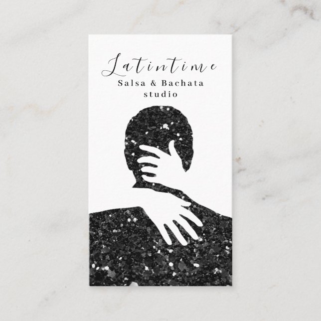 Tarjeta De Visita Dance Instructor Ballroom Salsa Business Card (Anverso)