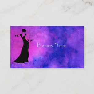 Tarjeta De Visita Dancer Silhouette