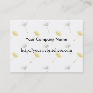 Tarjeta De Visita Dandelion Flowers