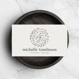 Tarjeta De Visita DANDELION STARBURST LOGO en LIGHT GRAY