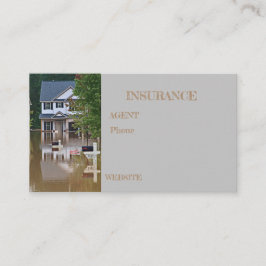 Tarjeta De Visita Daños por inundación de seguros