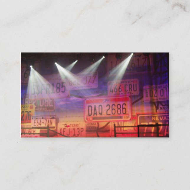 Tarjeta De Visita Danza (Reverso)