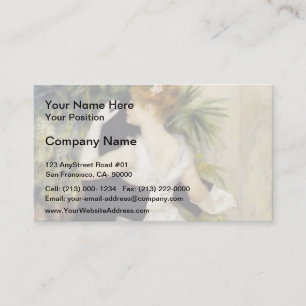 Tarjeta De Visita Danza de Pedro-Auguste Renoir- en la ciudad