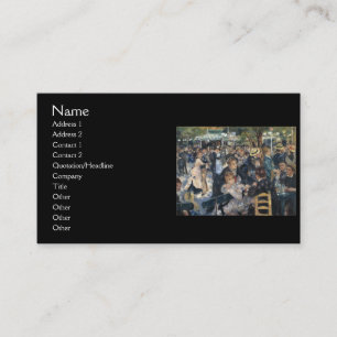 Tarjeta De Visita Danza en el Moulin de la Galette por Renoir