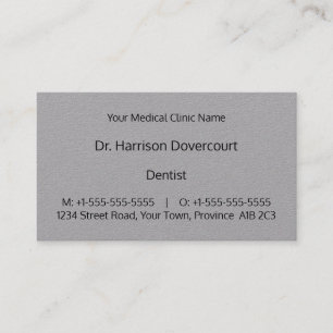 Tarjeta de visita Dapper Medical Profesional