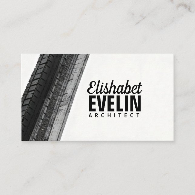 Tarjeta De Visita Dark Trails Against Light (Anverso)